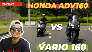 HONDA ADV160 vs VARIO160 MANA LAGI MANTAP [upl. by Annawot]