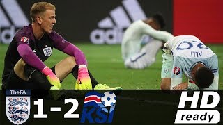 England vs Iceland 1 2 All Goals amp Highlights Elimination EURO 2016 HD YouTube [upl. by Durning]