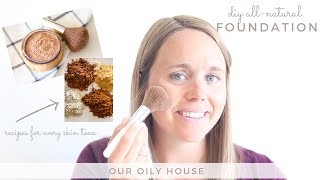 AllNatural Foundation Recipe ALL SKIN TONES [upl. by Noli]