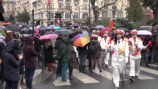 Nouvel An Chinois dans le Marais ParisFrance  20 Février 2014 [upl. by Ise]