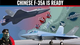 What does China’s J35A stealth fighter mean for US air power over Taiwan [upl. by Eserehs120]