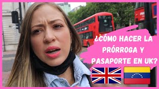 Retirando prórroga de pasaporte venezolano en Londres vlog  ¿Cómo se hace  Aranza Mendizabal [upl. by Lenka]