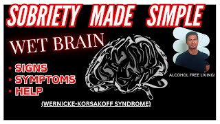 Stop Drinking Alcohol WET BRAIN WERNICKE KORSAKOFF SYNDROME Sobriety Made Simple [upl. by Adran]