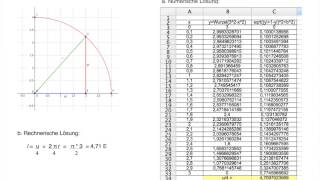 Berechnungen von Bogenlängen [upl. by Eenel787]