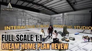 FULL SCALE DREAM HOME FLOOR PLAN WALKTHROUGH [upl. by Nahpos]