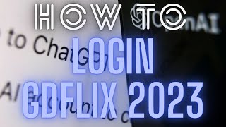 Gdflix New Login Process  Gdflix Me New Process Se Kaise Login karen  gdflix login error fix 2023 [upl. by Albin]