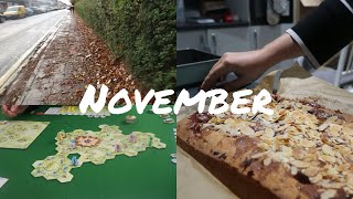 Cosy Wholesome Weekend In November  Boardgaming and Baking  Weekend Vlog 54 [upl. by Anileh176]