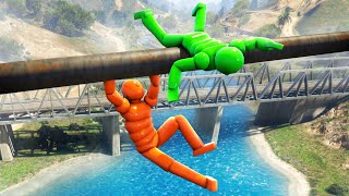 Euphoria Dude Epic Ragdolling into Water  GTA 5 Part 9 [upl. by Annahsit876]