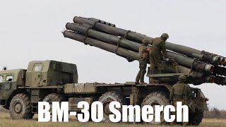 Russian BM30 Smerch Artillery Troops launch rockets in Ukraine [upl. by Adis]