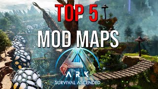 TOP 5 MOD Maps You NEED To Play In ARK Survival Ascended [upl. by Ennovaj]