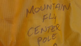 Mountain Fly Center Pole Mod Tarp [upl. by Carberry220]