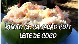 Receitas da Laurinha 17  Risoto de camarão com leite de coco [upl. by Bernstein]