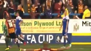 Goal FIlipe Morais  Bradford City [upl. by Anyrtak]