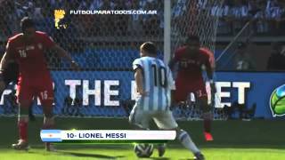 Gol Lionel Messi ante Irán Arg 1  Irán 0 Mundial Brasil 2014 Fútbol Para Todos [upl. by Arul]