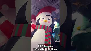 20 ft Colossal Penguin Inflatable christmasinflatables 20ftpenguin christmas inflatable gemmy [upl. by Noimad]