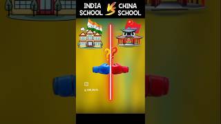 China school 🆚 India school shorts school [upl. by Assirolc]