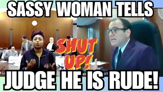 ANNOYING Woman TRIES TO PUSH JUDGE FLEISCHER AROUND In HIS COURTROOM [upl. by Ahsiner]