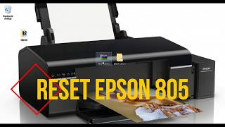 Epson l805 resetter and Adjustment Program download full crack [upl. by Hama]