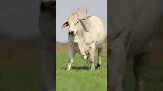 Hevy Brahman bull big cattle farm youtube short shots shortsfeed cattlesfarms [upl. by Baggs]