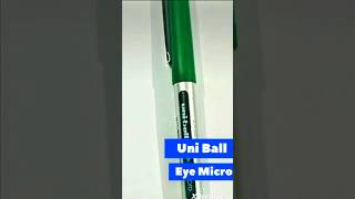 Uni Ball Eye Micro Pen Review Most loved Pen super smooth pens glasspen [upl. by Giverin]