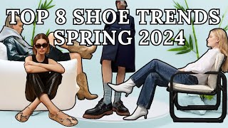 Top 8 shoe trends for Spring 2024│Fashionable womens shoes [upl. by Mendel]