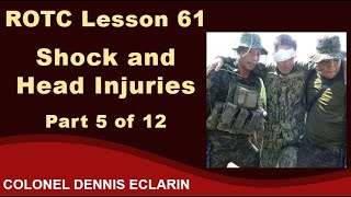 ROTC Lesson 61 Shock and Head Injuries Critical Combat Casualty Care [upl. by Nefen296]