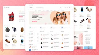 Modern eCommerce website with HTML CSS JS [upl. by Pier]