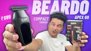 Best Compact Trimmer for Men  Beardo Apex Go Unboxing amp Review  Beardo Trimmer [upl. by Thurman68]