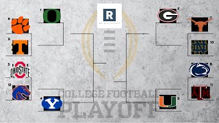 Predicting The 12Team College Football Playoff In 2024 [upl. by Yssor460]