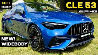 2024 MERCEDES AMG CLE 53 Coupe The Best NEW AMG 6 Cylinder BRUTAL Wide Body First Look [upl. by Chor]