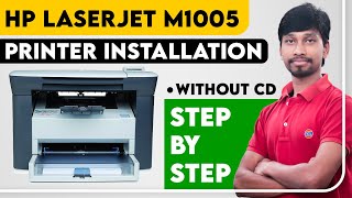 HP Laserjet M1005 Printer Installation and Setup  HP M1005 Peinter ka Installation Kaise Kare [upl. by Aisat]