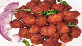 சோயா 65 ரெசிபிSoya Chunks 65 in Tamilமீல் மேக்கர் 65Meal Maker 65 Recipe in TamilMangani Samayal [upl. by Yralam]