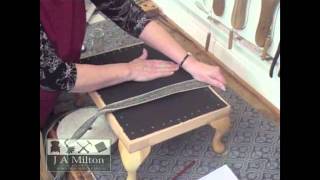 How To Make A Footstool  Part 1 [upl. by Wawro334]