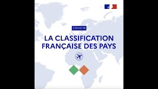 Déplacements à l’international  classification des pays au 16 février 2022 [upl. by Miun]