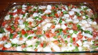 CEVICHE DE PESCADO ESTILO TICO COSTA RICA PARA CHUPARSE LOS DEDOS RECETA [upl. by Aivad514]