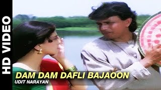 Dam Dam Dafli Bajaoon  Mere Sajana Saath Nibhana  Udit Narayan [upl. by Tella]