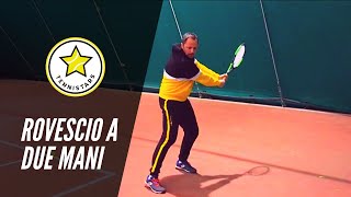 Il rovescio a due mani  ⭐️TENNISTARS⭐️ [upl. by Annaeerb]