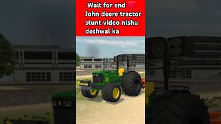 John deere tractor modified drawing  Indian vehicles simulator 3d tractor stunt shortsvideo [upl. by Miza]