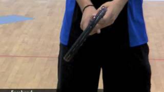 Racquetball Grip Kris Odegard shows you how to hold your racquet [upl. by Eterg]