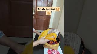 Fabric basket 🧺🧺 [upl. by Alfonso281]