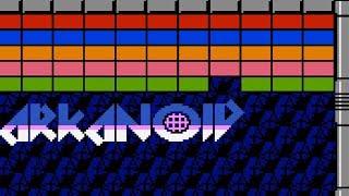 Arkanoid NES video game port  full game session for 1 Player 👽🗿🎮 [upl. by Gnni]