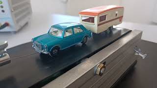 Matchbox MG 1000 MB 64A 1970 amp Trailer Caravan 57B [upl. by Vincenta911]