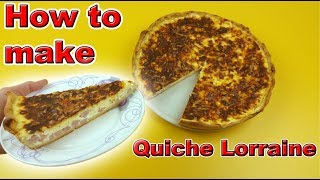 How to make Quiche Lorraine  Kako napraviti Quiche Lorraine  Recept [upl. by Niarfe]