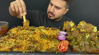 ASMR EATING SPICY MUTTON BIRYANISPICY MUTTON CURRYSPICY MUTTON LIVER CURRY  REAL MUKBANG [upl. by Sorce]