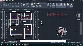 Mettre à lÉchelle un Plan sur AutoCAD [upl. by Killy]