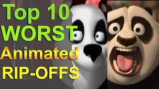 Top 10 Worst Animated Rip Offs [upl. by Magdala]