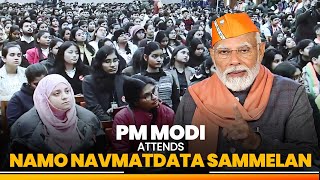 LIVE Prime Minister Narendra Modi attends Namo Navmatdata Sammelan [upl. by Lull]