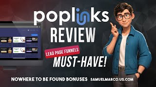 PopLinks Review 20 LANDING PAGES done in 60 SECONDS PopLinks Review PopLinks Review  Demo  OTO [upl. by Retsehc]