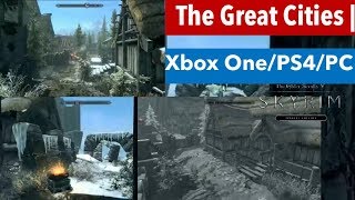 Skyrim SE Xbox OnePS4PC ModsThe Great Cities  By Soldierofwar [upl. by Ajim]