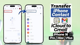 iOS Transfer Contacts From iCloud to Gmail iPhone Contacts to Google [upl. by Nisaj253]